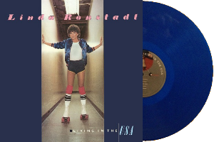 Linda Ronstadt - 1978 Living in the USA - Translucent Blue vinyl LP  - 280 kr.